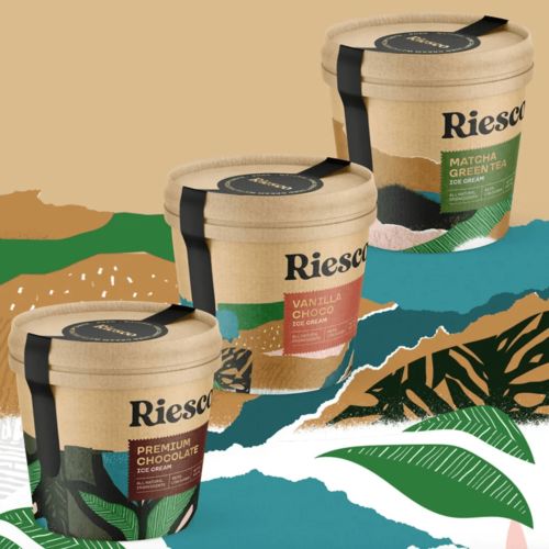 包裝 這組冰淇淋的包裝設(shè)計,充滿藝術(shù)感